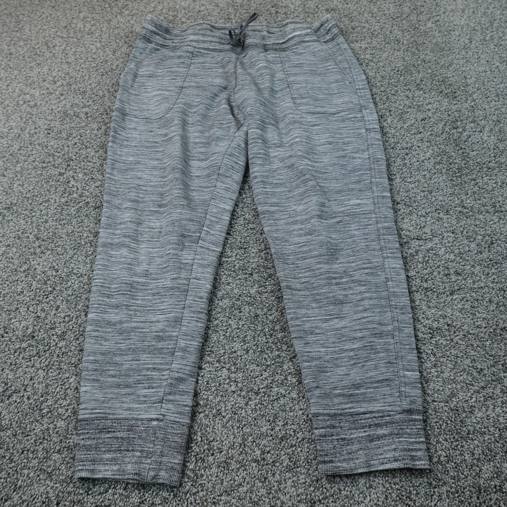 LL Bean Sweatpants Womens L Gray Jogger Pants Drawstring Elastic Waist Outdoor